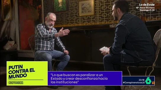 Marc Marginedas, periodista amenazado por Putin: "Llegó al poder mediante una serie de atentados de falsa bandera" Marc Marginedas, periodista amenazado por Putin: "Llegó al poder mediante una serie de atentados de falsa bandera"