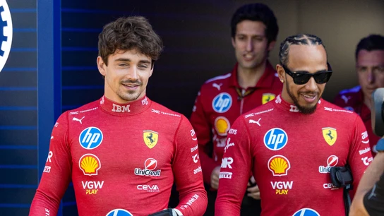 Charles Leclerc y Lewis Hamilton Charles Leclerc y Lewis Hamilton
