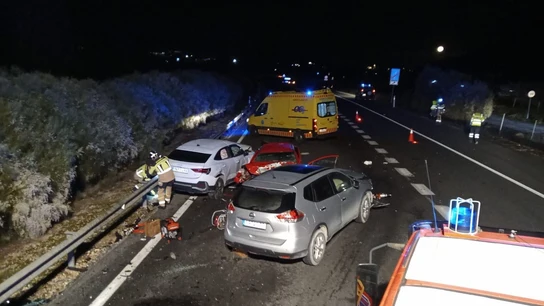 Accidente múltiple en Caravaca de la Cruz (Murcia) provocado por un conductor kamikaze Accidente múltiple en Caravaca de la Cruz (Murcia) provocado por un conductor kamikaze