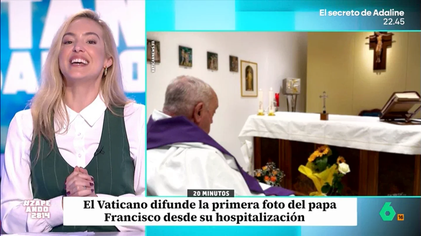 Isabel Forner, ilusionada con la imagen del papa Francisco: "Es una buena noticia porque últimamente no estaba muy católico" Isabel Forner, ilusionada con la imagen del papa Francisco: "Es una buena noticia porque últimamente no estaba muy católico"