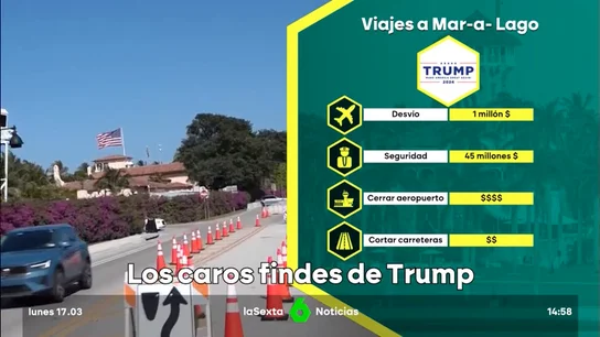 Los caros findes de Trump Los caros findes de Trump