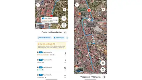 Siguiendo el recorrido del autobún en tiempo real Siguiendo el recorrido del autobún en tiempo real