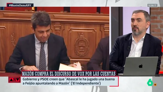 Escolar, tras pactar Mazón con Vox y asumir su discurso: "Es evidente que está haciendo todo lo posible para aguantar y asegurarse una pensión" Escolar, tras pactar Mazón con Vox y asumir su discurso: "Es evidente que está haciendo todo lo posible para aguantar y asegurarse una pensión"