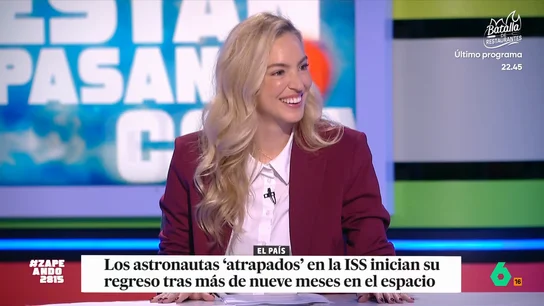 Isabel Forner colecciona legos y funkos "cada vez que se lo digo a alguien me mira raro" Del regreso a casa de dos astronautas atrapados en la Estación Espacial Internacional a las aficiones de Isabel Forner. La conversación en Zapeando da un giro inesperado cuando los legos y los funkos salen a la luz.