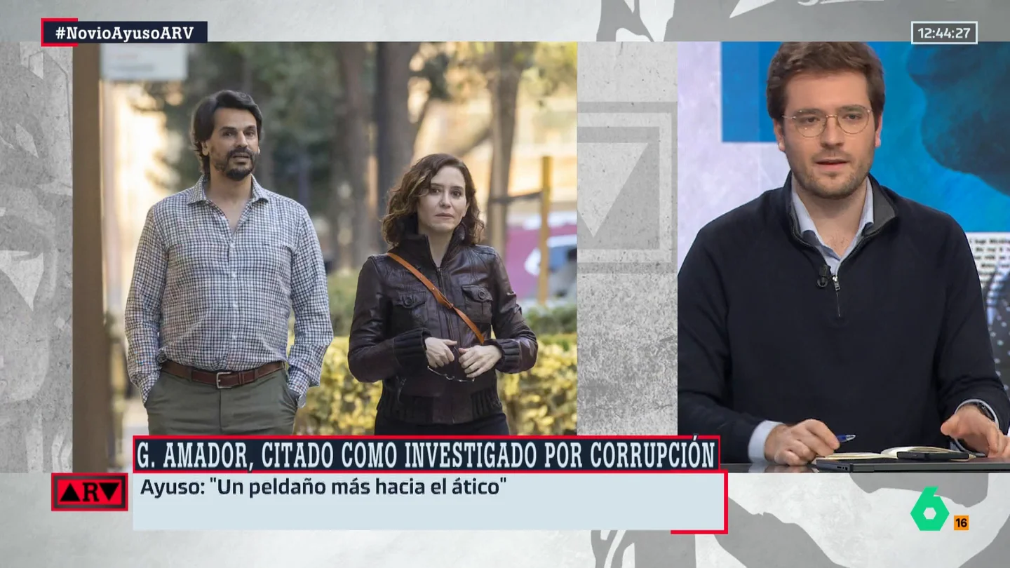 Alan Barroso, tras la citación al novio de Ayuso como investigado por corrupción: "La cosa pinta muy mal" Alan Barroso, tras la citación al novio de Ayuso como investigado por corrupción: "La cosa pinta muy mal"