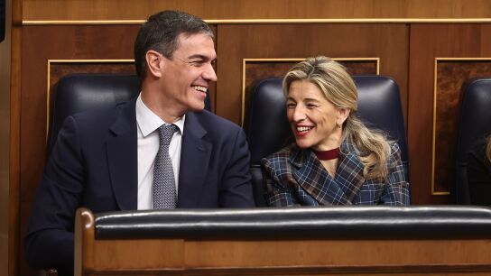 Pedro S&aacute;nchez y Yolanda D&iacute;az, en una imagen de archivo.