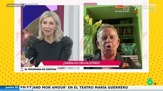 Josemi carga contra el uso de sandalias: "Multa y a la cárcel por mal gusto" Josemi carga contra el uso de sandalias: "Multa y a la cárcel por mal gusto"