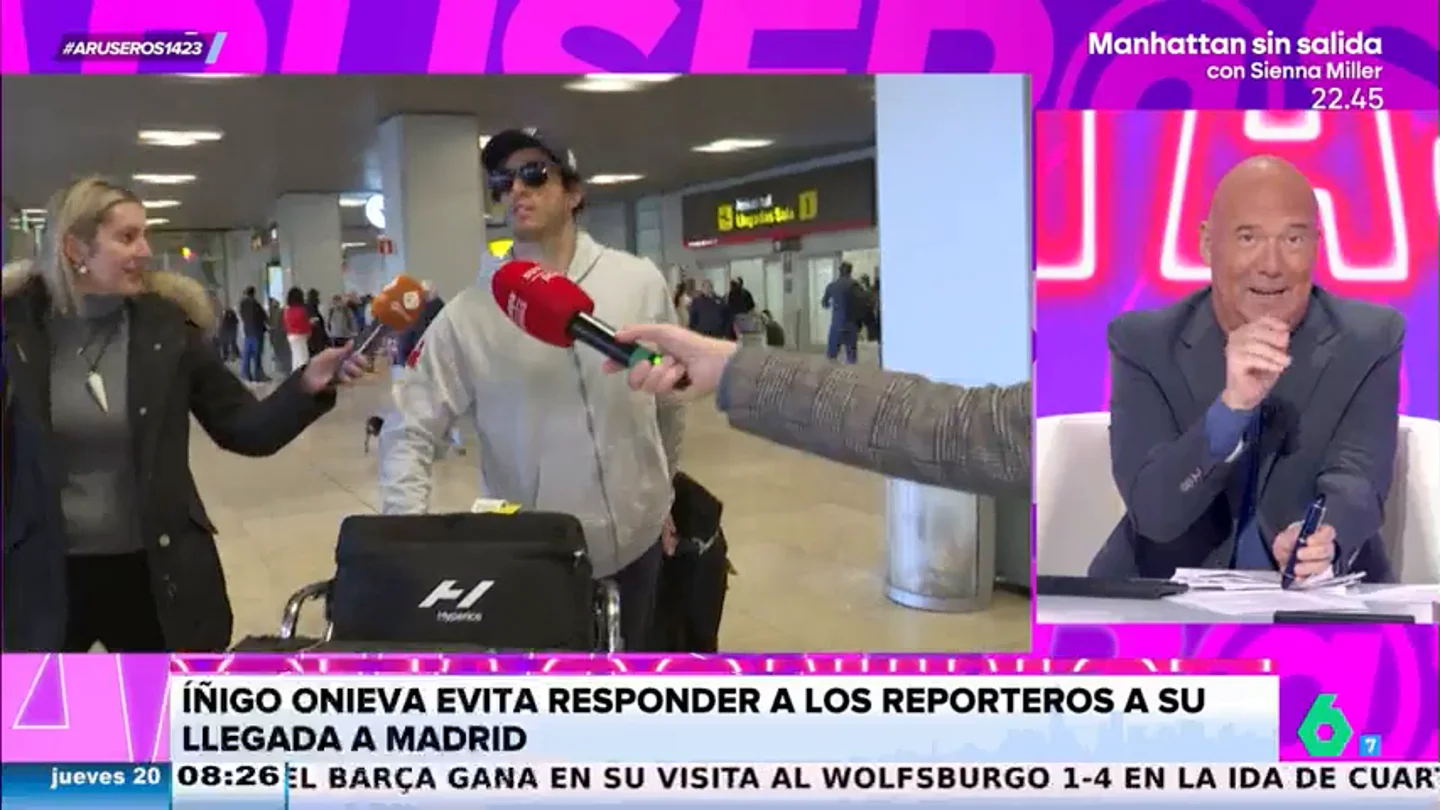 Alfonso Arús, indignado al ver cómo viajan Tamara Falcó e Íñigo Onieva: "Uno parece rico y el otro pobre" Alfonso Arús, indignado al ver cómo viajan Tamara Falcó e Íñigo Onieva: "Uno parece rico y el otro pobre"