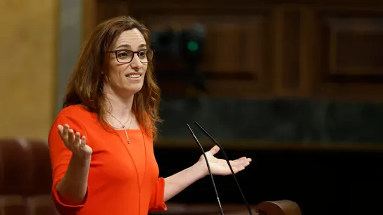 Mónica García, ministra de Sanidad, este jueves en el Congreso Mónica García, ministra de Sanidad, este jueves en el Congreso
