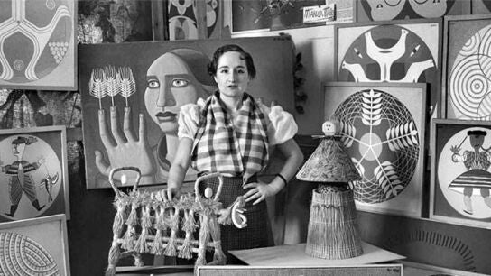 La pintora y miembro del 'sinsombrerismo', Maruja Mallo