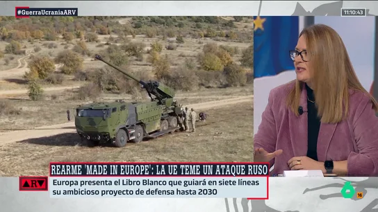 Ruth Ferrero, sobre el plan de rearme 'made in Europe': "Sánchez está siendo hábil en el cambio de lenguaje" Ruth Ferrero, sobre el plan de rearme 'made in Europe': "Sánchez está siendo hábil en el cambio de lenguaje"