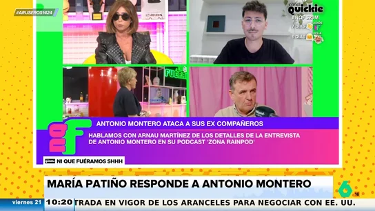 María Patiño responde a Antonio Montero: "Ha querido vender unas fotos privadas que nos hicimos entre amigos en 'topless'" María Patiño responde a Antonio Montero: "Ha querido vender unas fotos privadas que nos hicimos entre amigos en 'topless'"