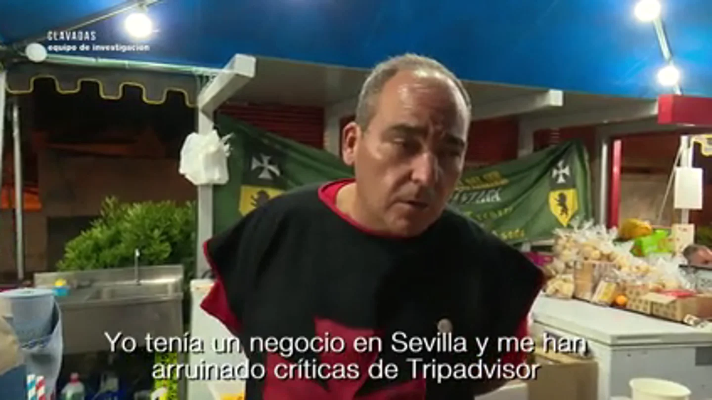 "Las críticas de TripAdvisor me han arruinado": el lamento de un feriante señalado por los clientes por sus históricas 'clavadas' en la comida "Las críticas de TripAdvisor me han arruinado": el lamento de un feriante señalado por los clientes por sus históricas 'clavadas' en la comida