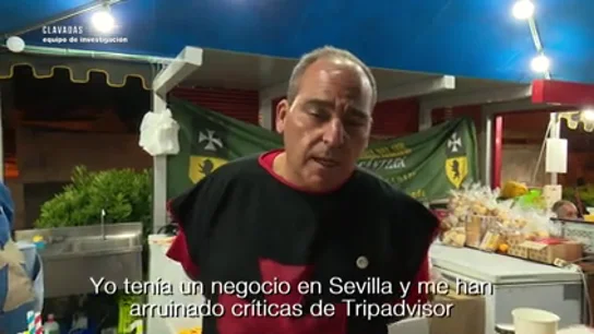 "Las críticas de TripAdvisor me han arruinado": el lamento de un feriante señalado por los clientes por sus históricas 'clavadas' en la comida "Las críticas de TripAdvisor me han arruinado": el lamento de un feriante señalado por los clientes por sus históricas 'clavadas' en la comida
