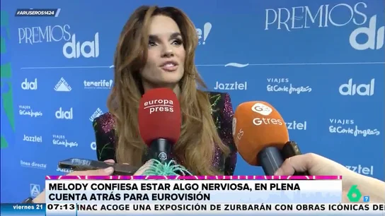 El consejo de Alfonso Arús a Melody tras confesar sus nervios por Eurovisión: "Con esto arrasamos" El consejo de Alfonso Arús a Melody tras confesar sus nervios por Eurovisión: "Con esto arrasamos"