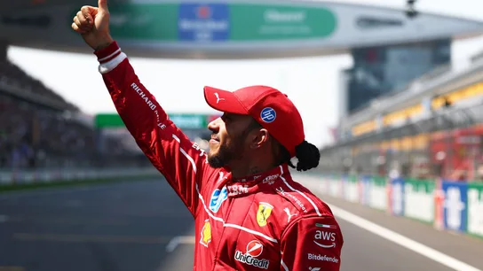 Lewis Hamilton tras ganar la carrera sprint del GP de China Lewis Hamilton tras ganar la carrera sprint del GP de China