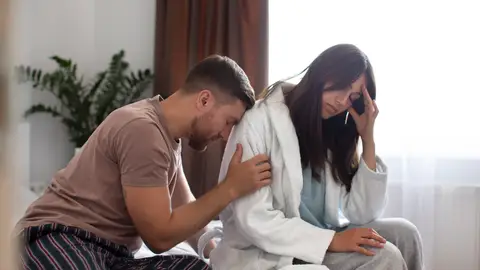 Una pareja triste Una pareja triste
