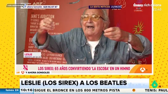 'Leslie', de Los Sírex, sobre los Beatles: "Eran cuatro monjas de clausura y el directo, un cagarro" 'Leslie', de Los Sírex, sobre los Beatles: "Eran cuatro monjas de clausura y el directo, un cagarro"
