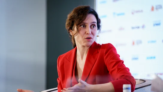 La presidenta de la Comunidad de Madrid, Isabel Díaz Ayuso, interviene durante un desayuno informativo de Europa Press La presidenta de la Comunidad de Madrid, Isabel Díaz Ayuso, interviene durante un desayuno informativo de Europa Press