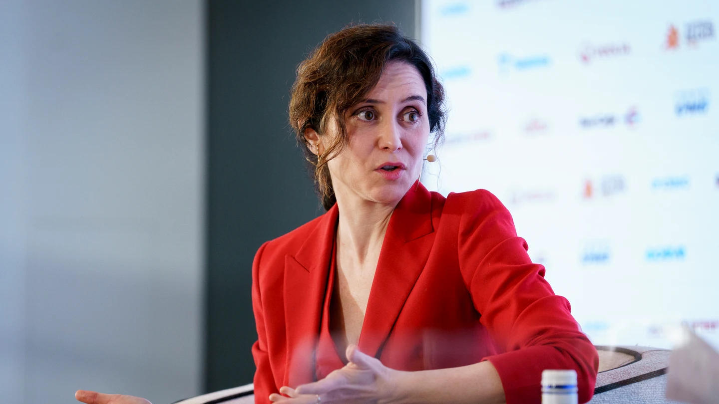 La presidenta de la Comunidad de Madrid, Isabel Díaz Ayuso, interviene durante un desayuno informativo de Europa Press La presidenta de la Comunidad de Madrid, Isabel Díaz Ayuso, interviene durante un desayuno informativo de Europa Press
