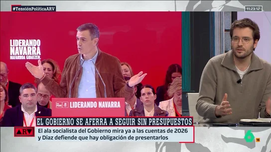 El análisis de Alán Barroso sobre la estrategia del PP: "Estar todo el día señalando la debilidad parlamentaria del Gobierno y pidiendo elecciones es un poco torpe" El análisis de Alán Barroso sobre la estrategia del PP: "Estar todo el día señalando la debilidad parlamentaria del Gobierno y pidiendo elecciones es un poco torpe"