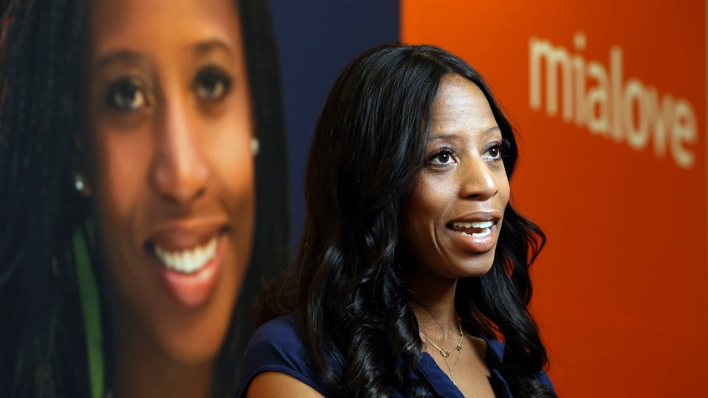 La representante estadounidense Mia Love, republicana por Utah, durante una entrevista en Murray, Utah La representante estadounidense Mia Love, republicana por Utah, durante una entrevista en Murray, Utah