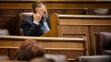 Jos&eacute; Luis &Aacute;balos durante una sesi&oacute;n plenaria en el Congreso de los Diputados, a 17 de diciembre de 2024