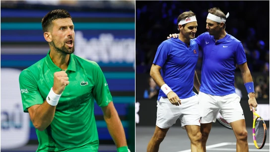Novak Djokovic, Roger Federer y Rafa Nadal Novak Djokovic, Roger Federer y Rafa Nadal