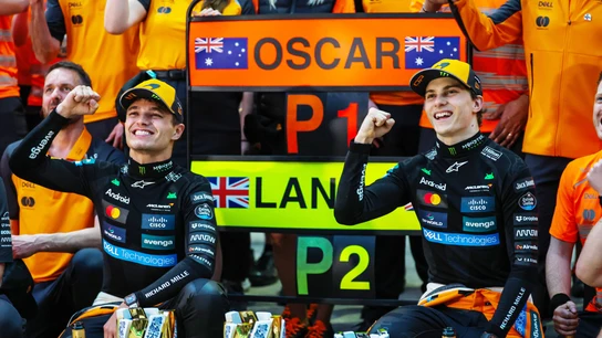 Lando Norris y Oscar Piastri Lando Norris y Oscar Piastri