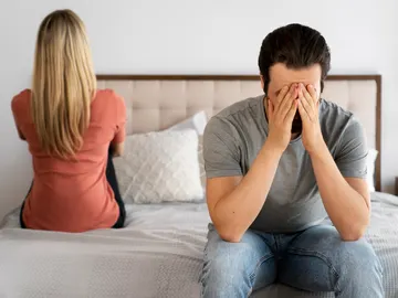 Pareja que discute Pareja que discute