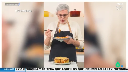 Mikel López Iturriaga pone a prueba algunas de las recetas más virales: "Si tienes algún diente flojo, no te la recomiendo" Mikel López Iturriaga pone a prueba algunas de las recetas más virales: "Si tienes algún diente flojo, no te la recomiendo"