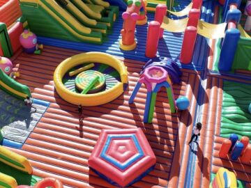 El parque hinchable m&aacute;s grande del mundo