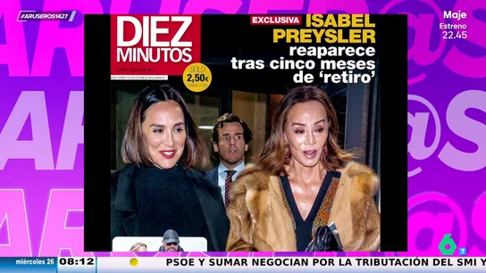 Alfonso Arús analiza la foto de Isabel Preysler y Tamara Falcó: "Íñigo sale con los ojos abiertos porque no sabe si es su suegra" Alfonso Arús analiza la foto de Isabel Preysler y Tamara Falcó: "Íñigo sale con los ojos abiertos porque no sabe si es su suegra"