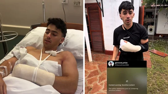 Gero Arias, en varias imágenes publicadas en su cuenta de TikTok Gero Arias, en varias imágenes publicadas en su cuenta de TikTok