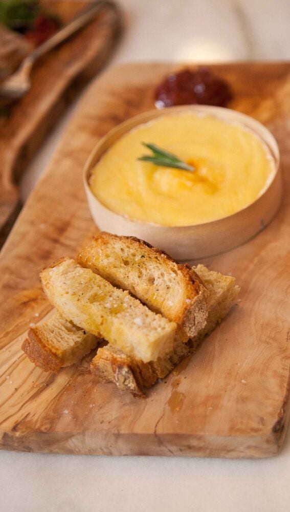 Camembert grillé del restaurante Propaganda