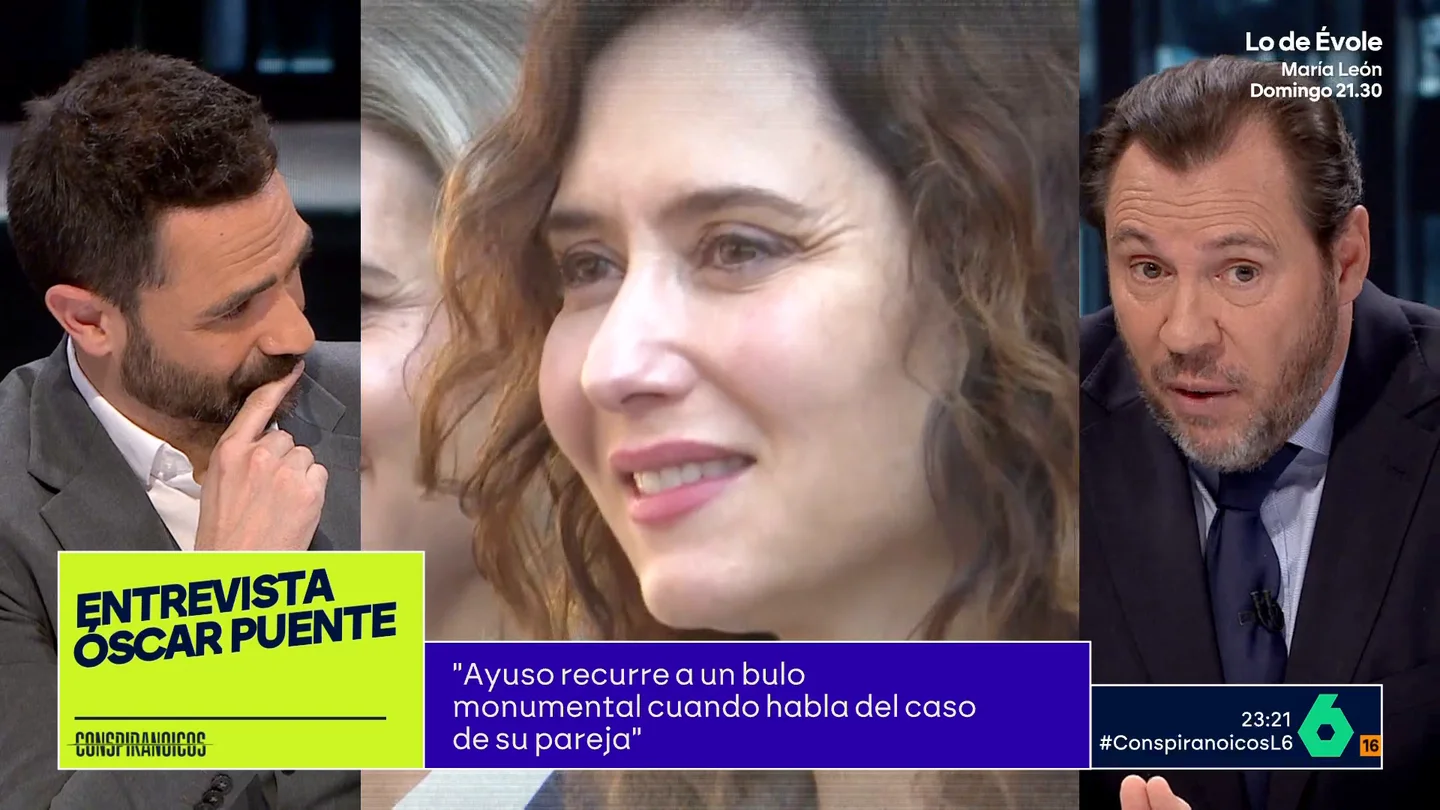 Óscar Puente, sobre Ayuso Óscar Puente, sobre Ayuso
