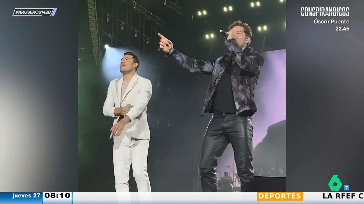 Los momentazos del concierto de Carlos Rivera en Madrid: de Bisbal y Hombres G a la Kiss Cam de Paula Echevarría y Miguel Torres Los momentazos del concierto de Carlos Rivera en Madrid: de Bisbal y Hombres G a la Kiss Cam de Paula Echevarría y Miguel Torres