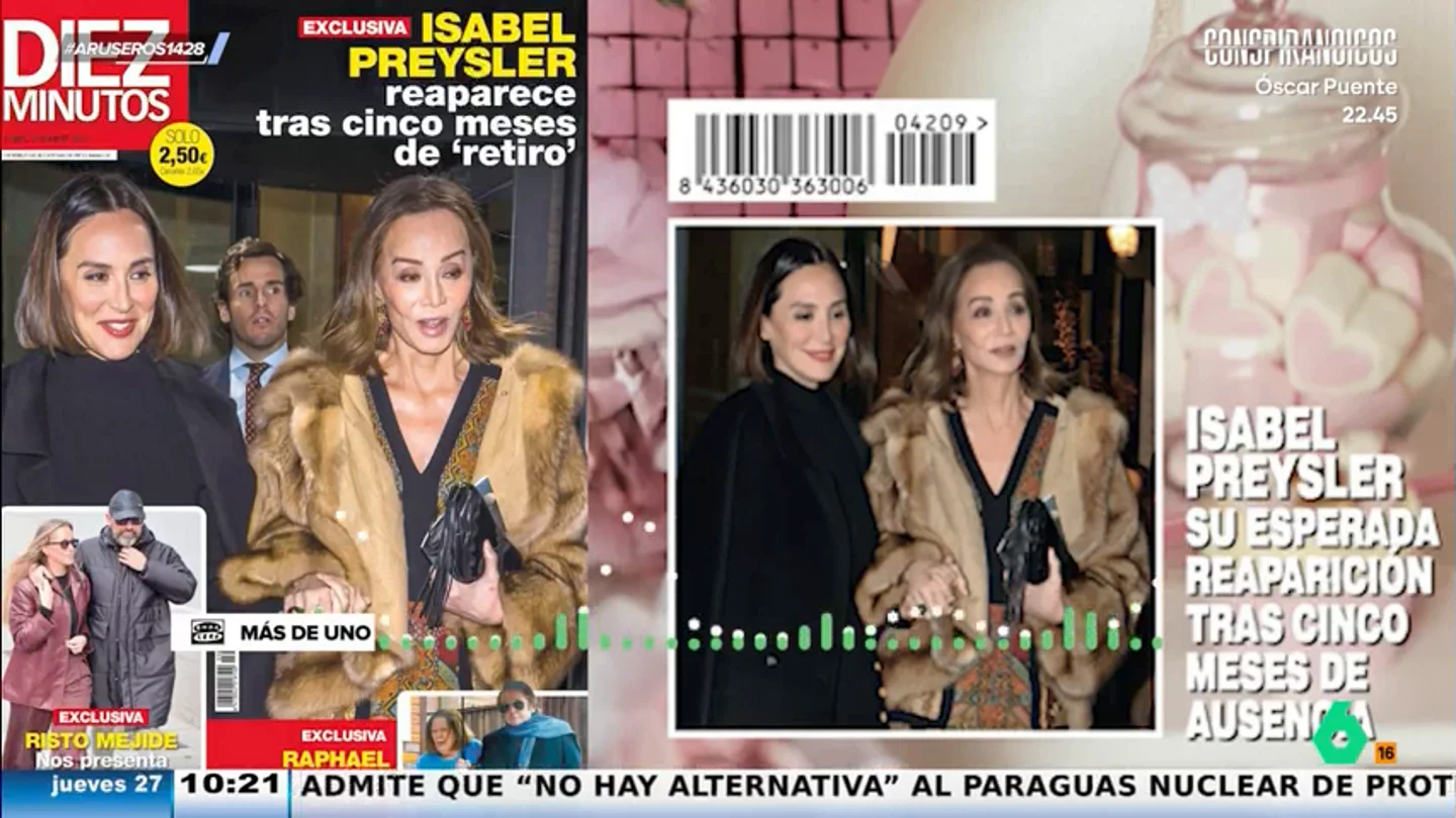 Josemi rompe una lanza a favor de Isabel Preysler tras la portada en la que sale "con la cara desfigurada": "Es a mala leche" Josemi rompe una lanza a favor de Isabel Preysler tras la portada en la que sale "con la cara desfigurada": "Es a mala leche"