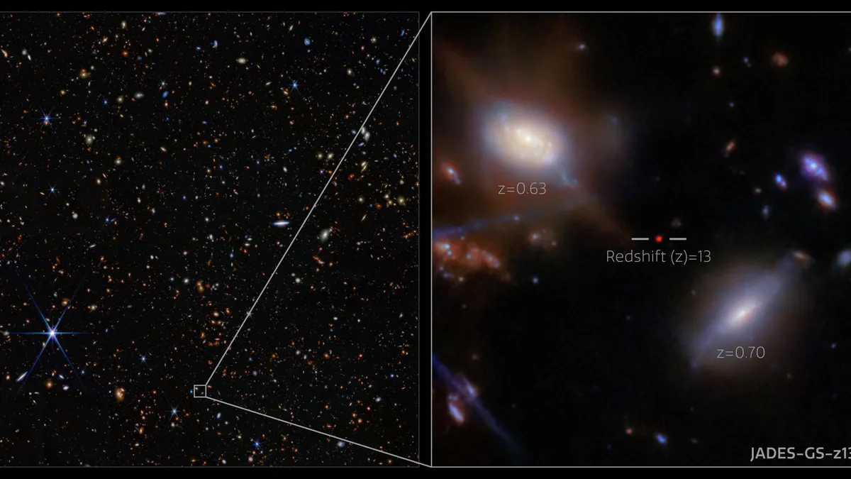 El telescopio James Webb detecta luz ultravioleta 330 millones de años después del Big Bang
