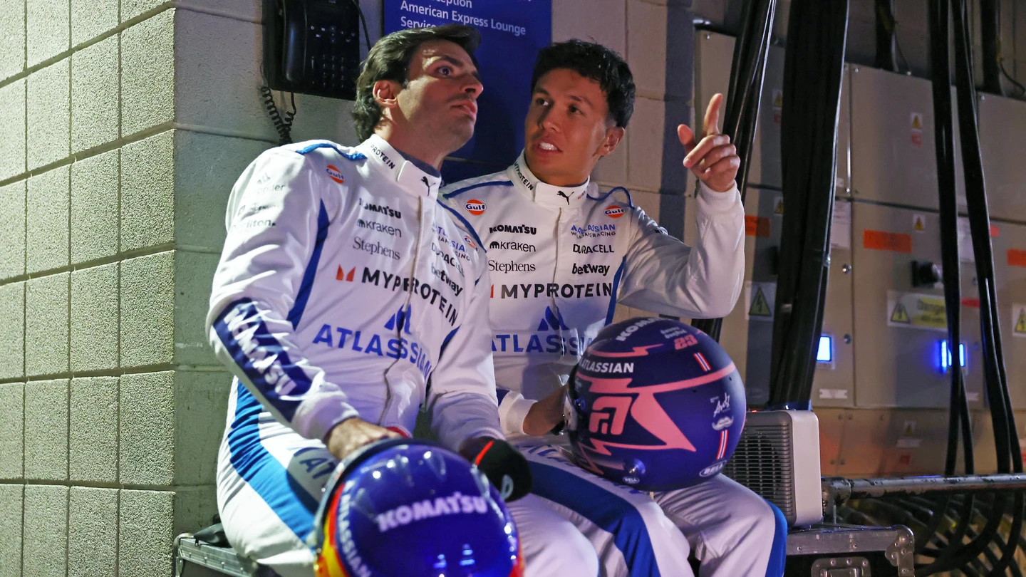 Carlos Sainz y Alex Albon Carlos Sainz y Alex Albon