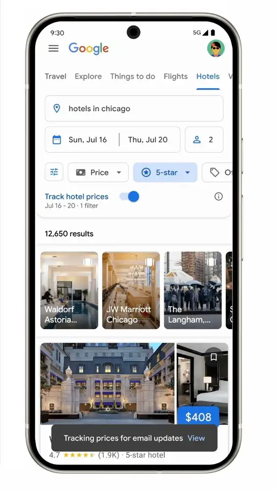 La nueva herramienta de Google para comparar el precio de los hoteles La nueva herramienta de Google para comparar el precio de los hoteles