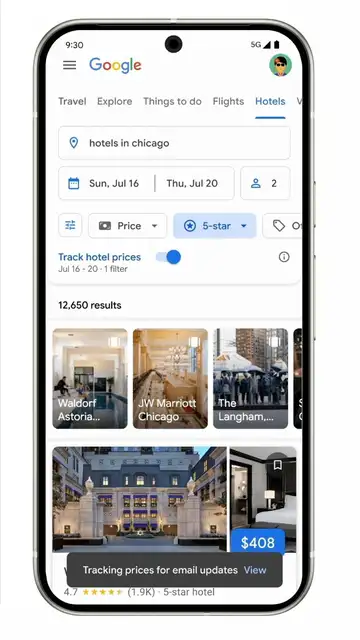 La nueva herramienta de Google para comparar el precio de los hoteles La nueva herramienta de Google para comparar el precio de los hoteles