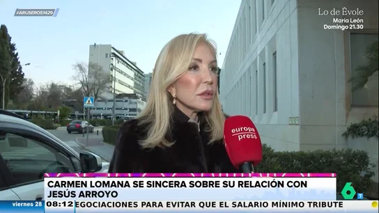 Carmen Lomana afirma estar encantada con Jesús Arroyo y desmiente haber cenado con Patón, ex de Ágatha Ruiz de la Prada Carmen Lomana afirma estar encantada con Jesús Arroyo y desmiente haber cenado con Patón, ex de Ágatha Ruiz de la Prada