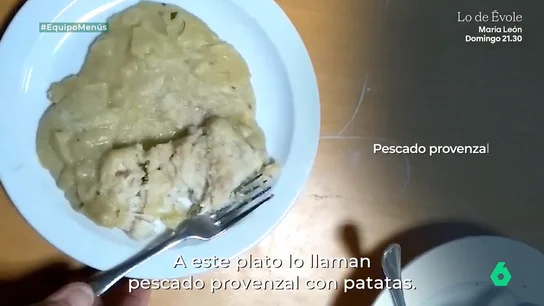 Pescado que sirven en una residencia de Galicia Pescado que sirven en una residencia de Galicia