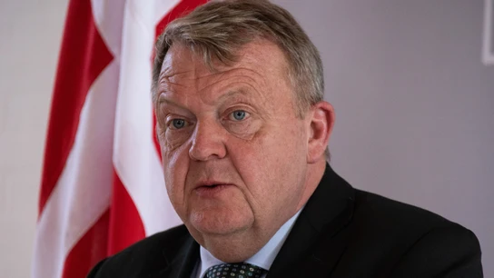 El ministro de Exteriores de Dinamarca, Lars Lokke Rasmussen, durante una rueda de prensa, en una imagen de archivo. El ministro de Exteriores de Dinamarca, Lars Lokke Rasmussen, durante una rueda de prensa, en una imagen de archivo.