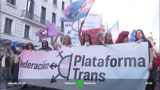 Protesta contra la transfobia en Madrid Protesta contra la transfobia en Madrid