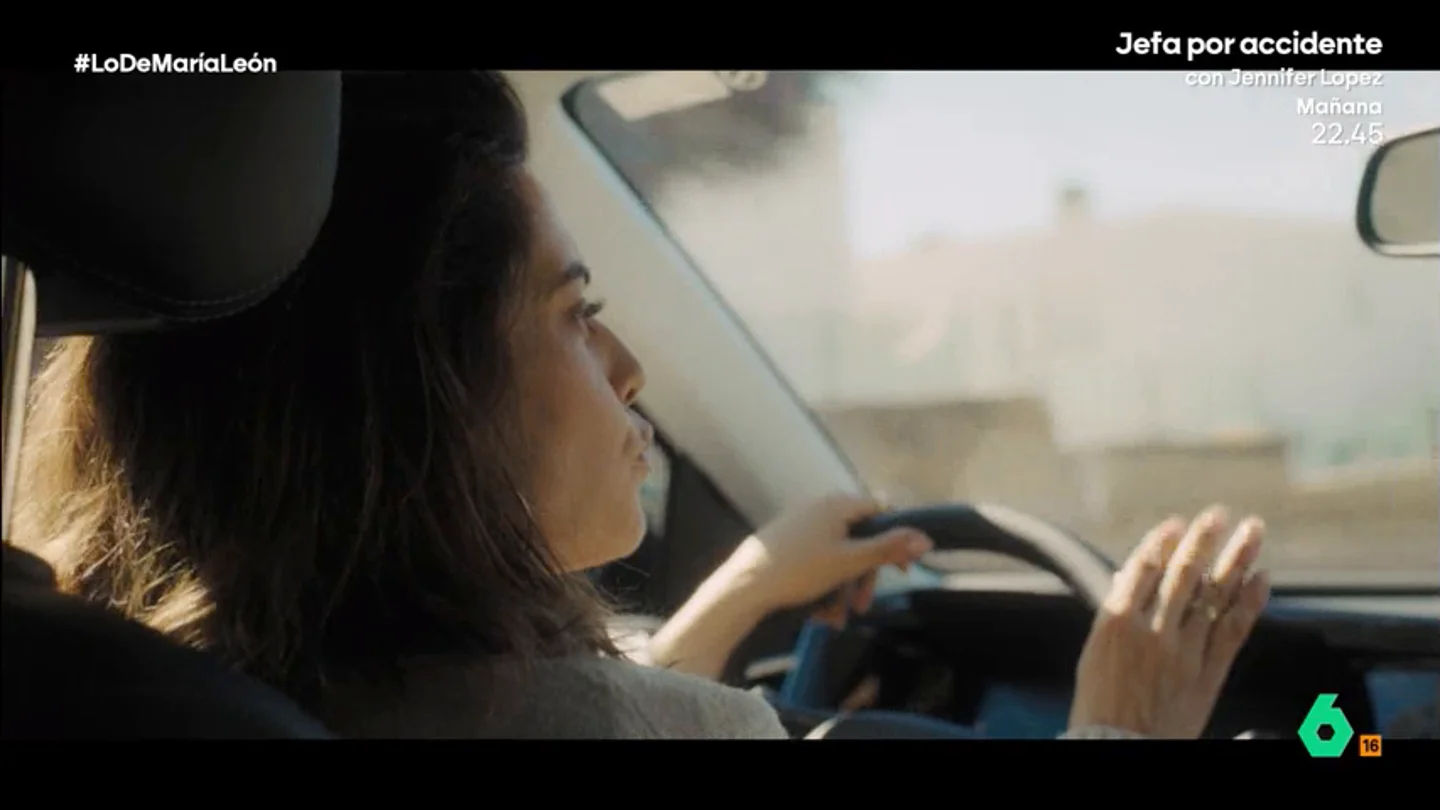 María León, en el coche con Jordi Évole María León, en el coche con Jordi Évole