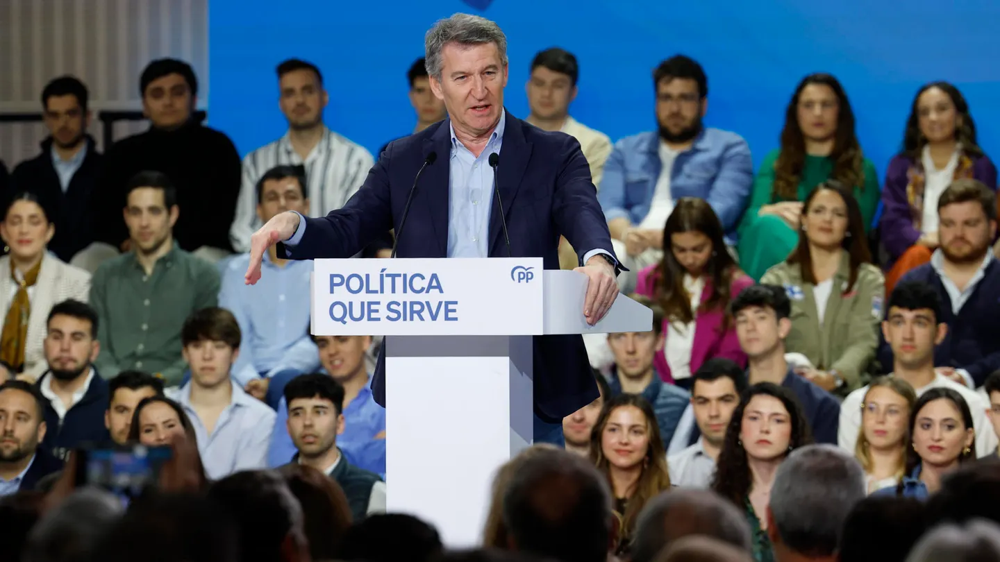 Alberto Núñez Feijóo, en un acto del PP Alberto Núñez Feijóo, en un acto del PP