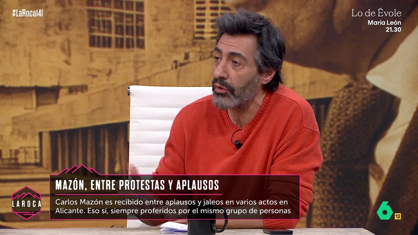 Las duras criticas de Juan del Val a Carlos Mazón: "No soy capaz de entenderlo" Las duras criticas de Juan del Val a Carlos Mazón: "No soy capaz de entenderlo"