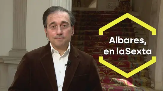 El ministro de Asuntos Exteriores, Unión Europea y Cooperación, José Manuel Albares, este domingo en laSexta. El ministro de Asuntos Exteriores, Unión Europea y Cooperación, José Manuel Albares, este domingo en laSexta.